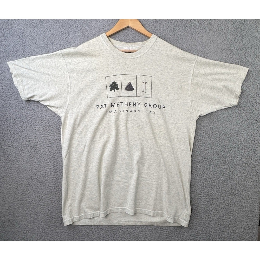 Vintage 90s Pat Metheny Group T-shirt XL Imaginary Day Tour 96 97 Concert Music